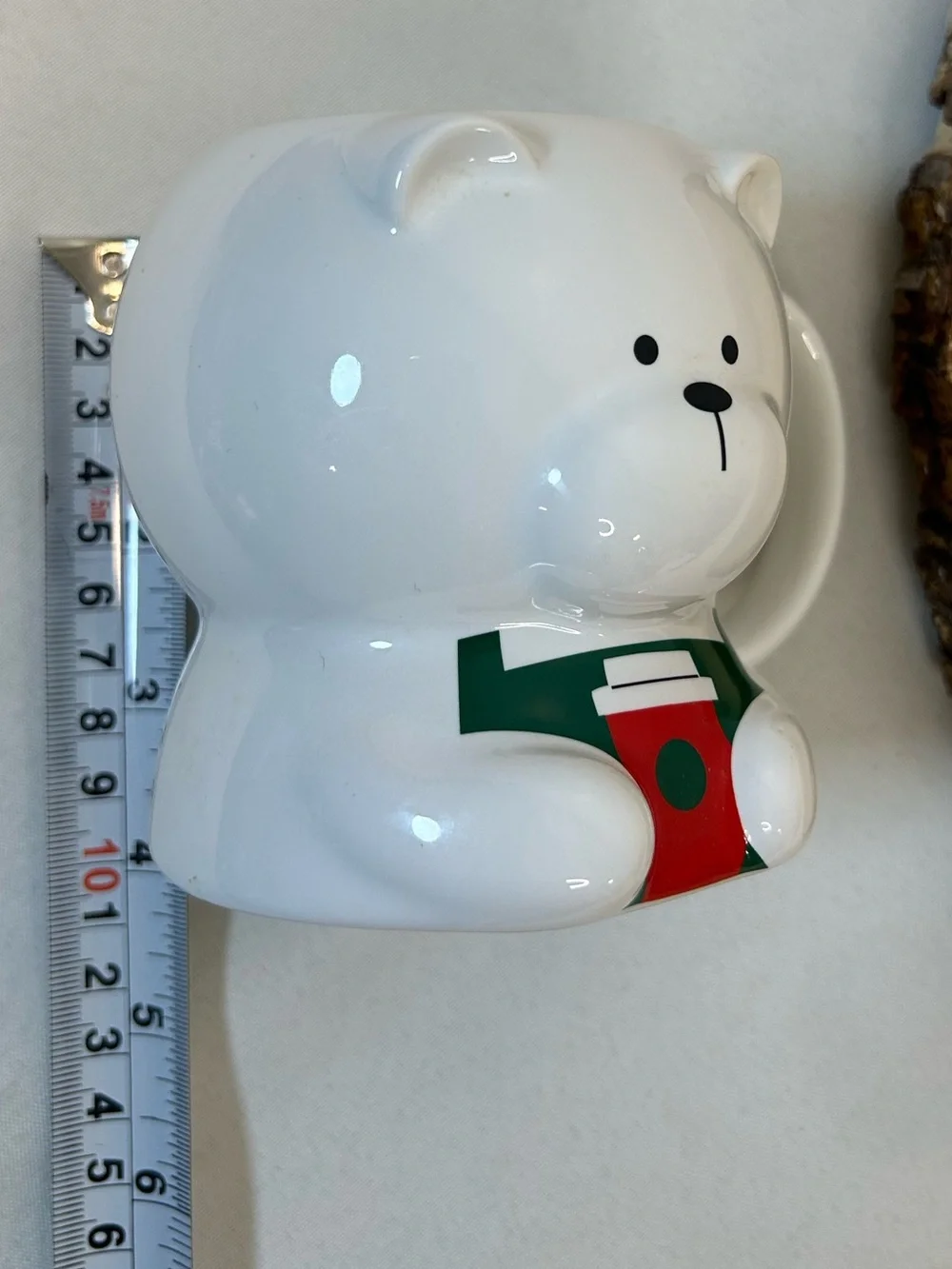 Starbucks‎ 2025 Christmas Mug Ceramic Bearista Bear 12 oz limited release
